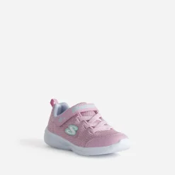 Tennis SKECHERS rose mesh pailleté