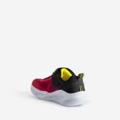 Tennis SKECHERS rouge et noire clignotante