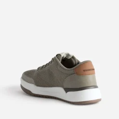 Tennis SKECHERS taupe en mesh tricoté