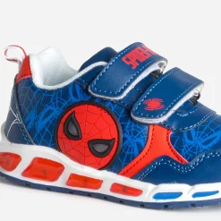 Tennis SPIDERMAN bleue et rouge lumineuse