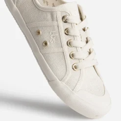 Tennis TBS beige chiné en toile