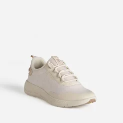Tennis TBS beige mesh détails dorés