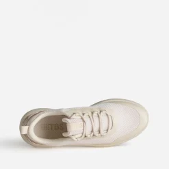 Tennis TBS beige mesh détails dorés