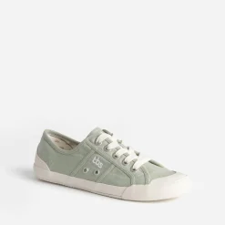 Tennis TBS vert sauge en toile