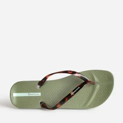 Tong IPANEMA kaki brides écaille