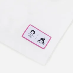 T-shirt LE COQ SPORTIF écru détails sport