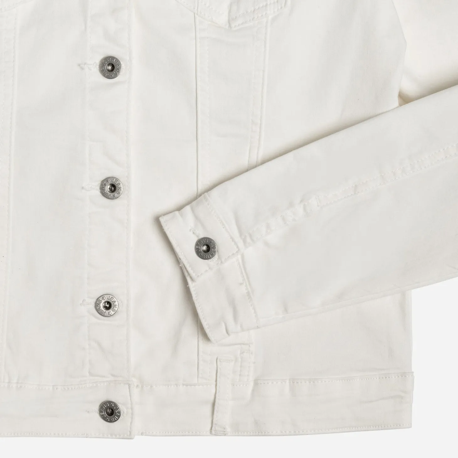 Veste TEXTO blanche en jean